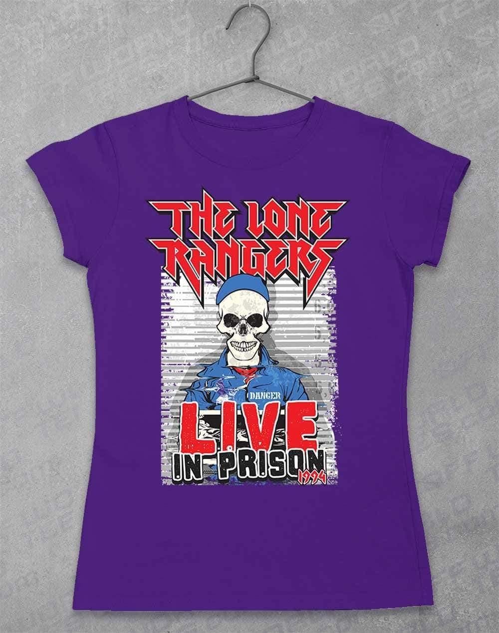 Lone Rangers Live in Prison 1994 Womens T-Shirt 8-10 / Lilac - Off World Tees