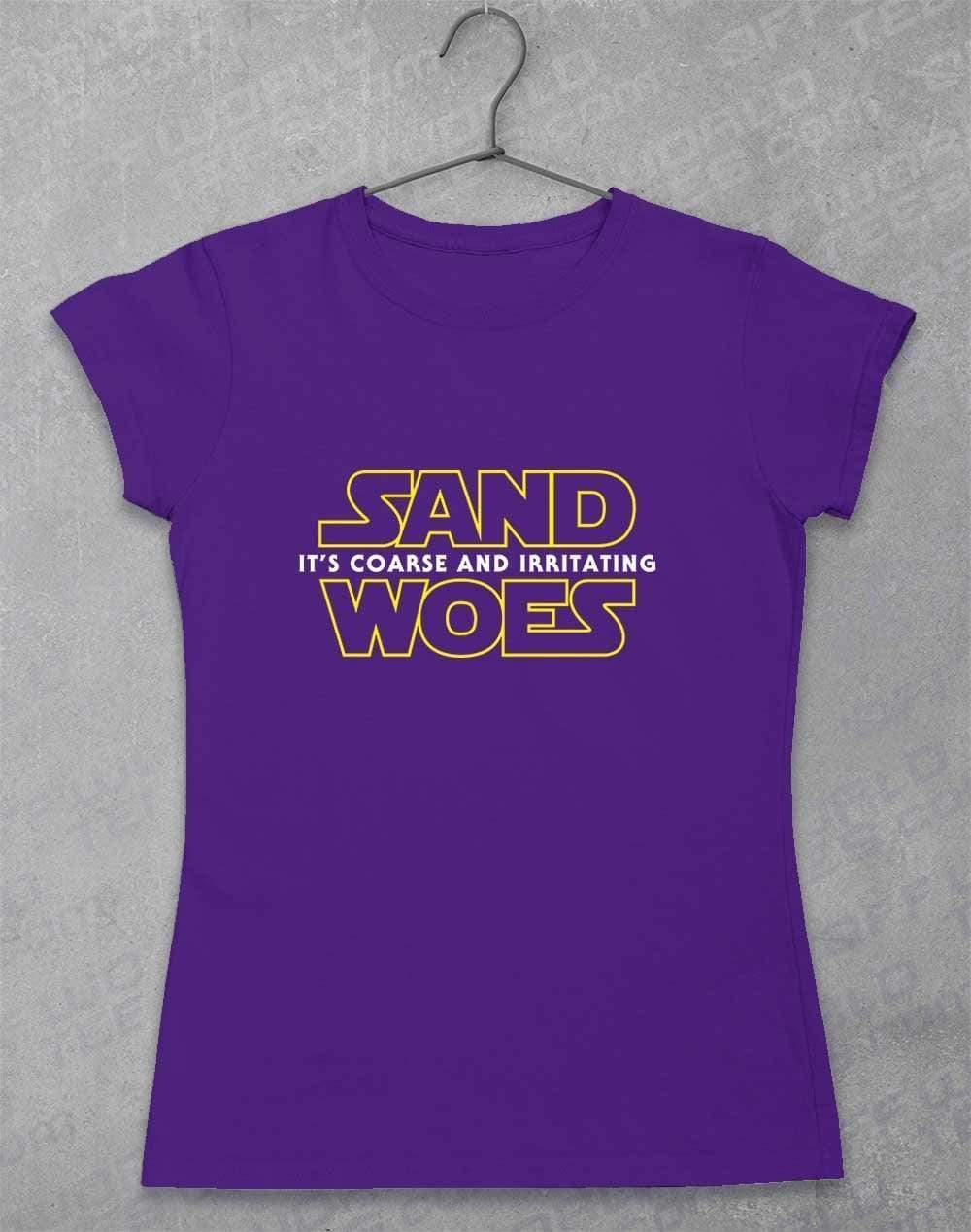 Sand Woes - Womens T-Shirt 8-10 / Lilac - Off World Tees