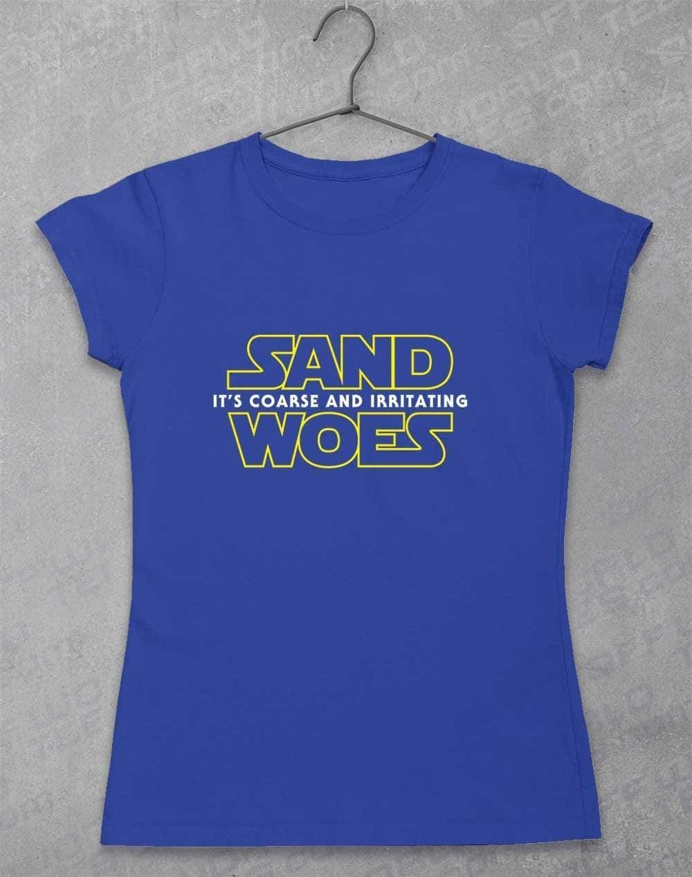 Sand Woes - Womens T-Shirt 8-10 / Royal - Off World Tees
