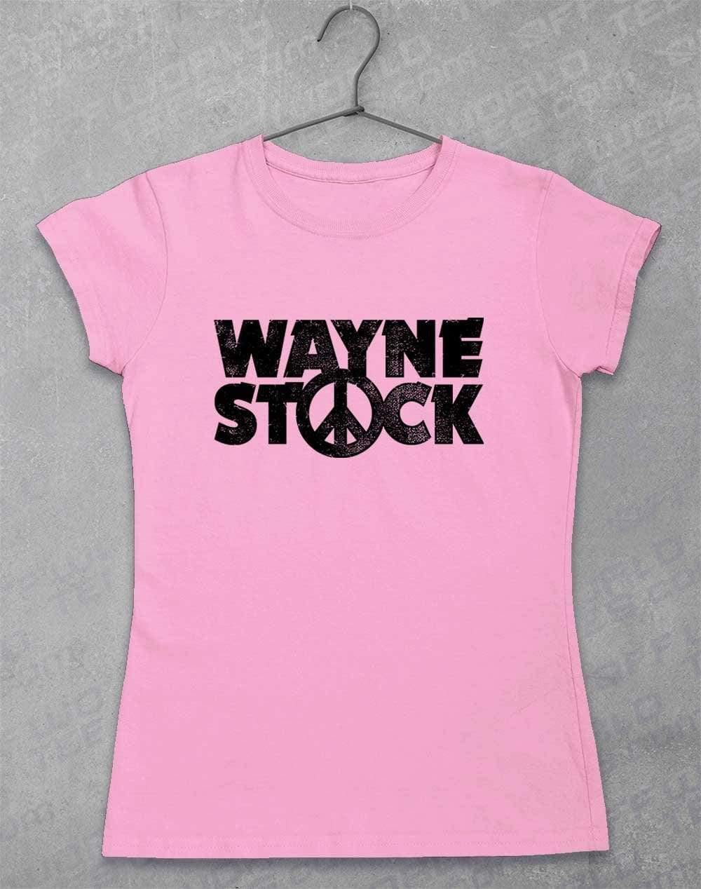 Waynestock Womens T-Shirt 8-10 / Light Pink - Off World Tees