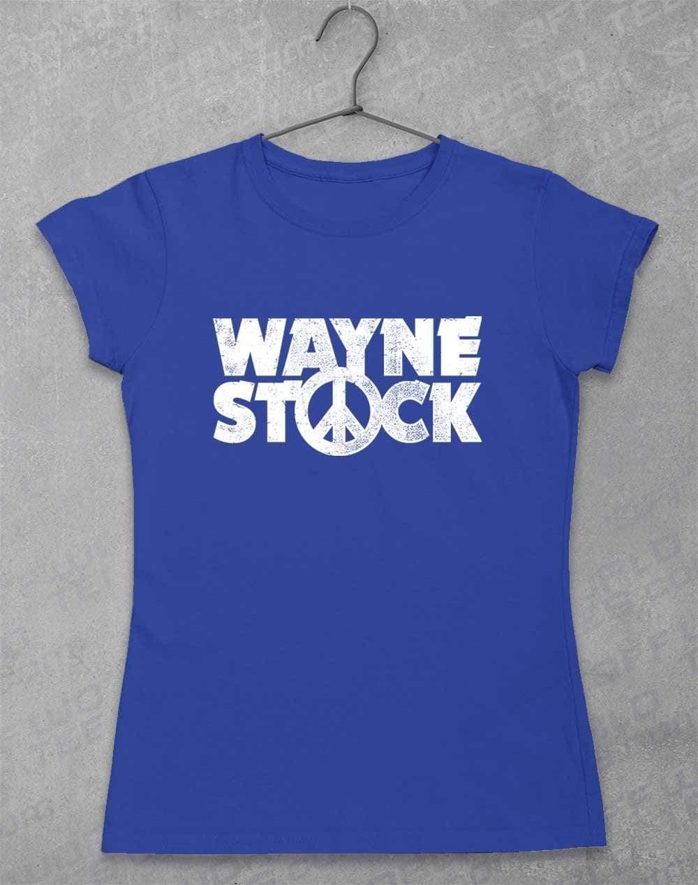 Waynestock Womens T-Shirt 8-10 / Royal - Off World Tees
