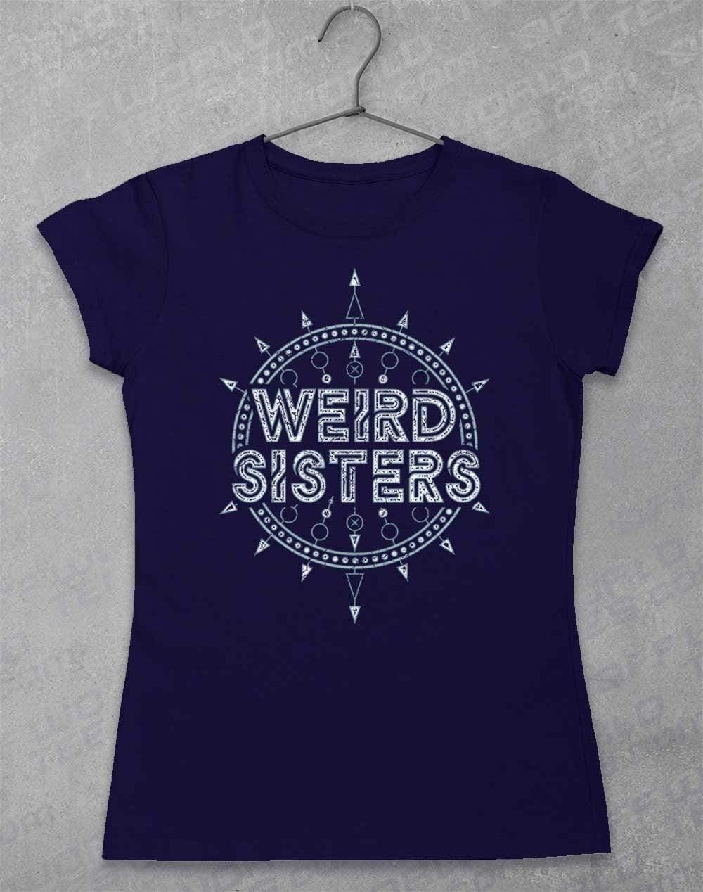 Weird Sisters Band Logo Womens T-Shirt 8-10 / Navy - Off World Tees