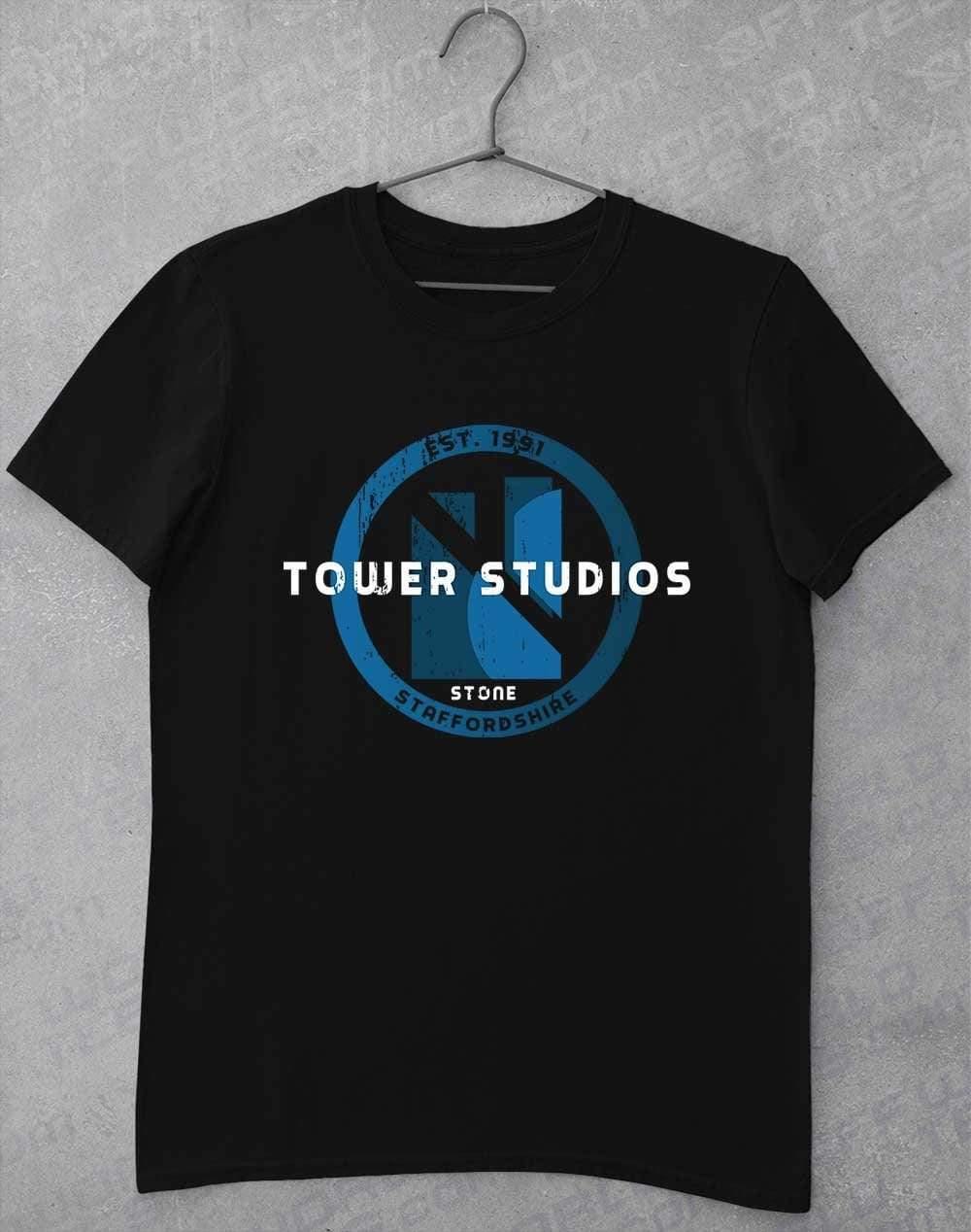 Tower Studios Grunge Circle T-Shirt S / Black - Off World Tees