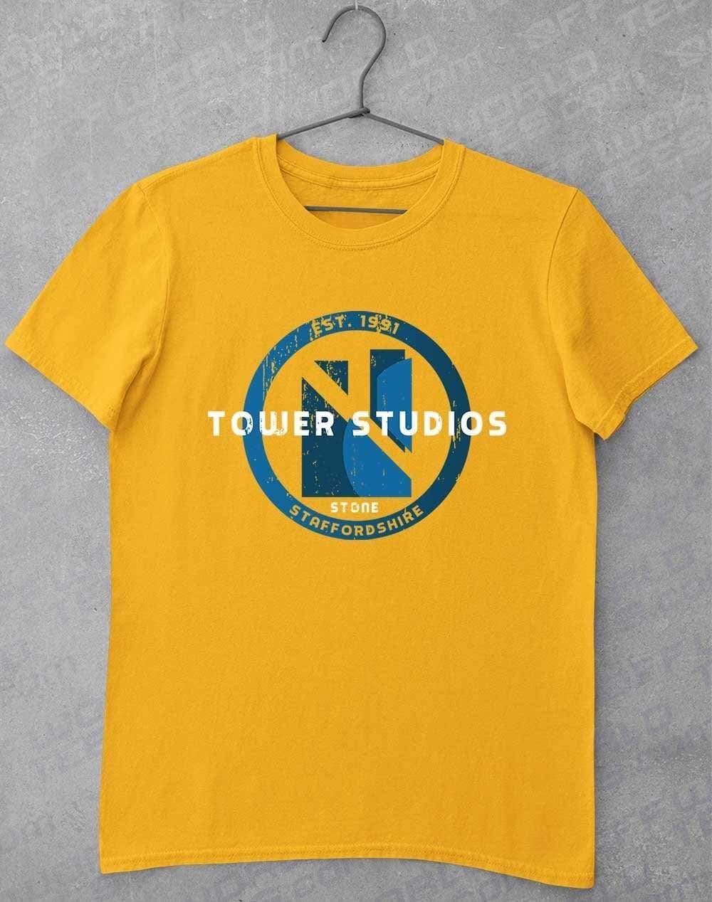 Tower Studios Grunge Circle T-Shirt S / Gold - Off World Tees