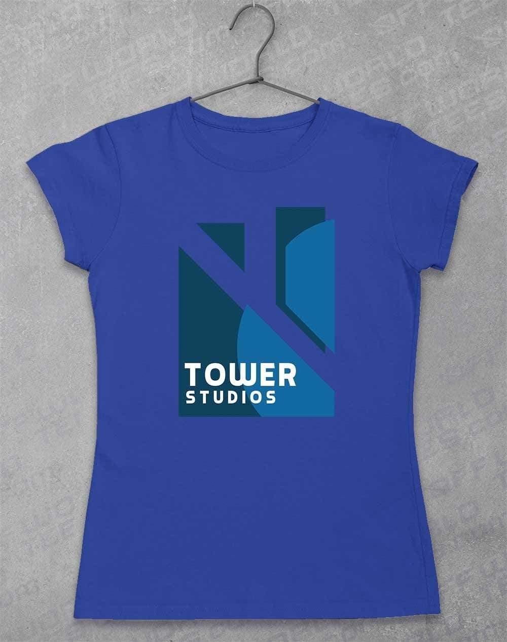 Tower Studios Logo Womens T-Shirt 8-10 / Royal - Off World Tees