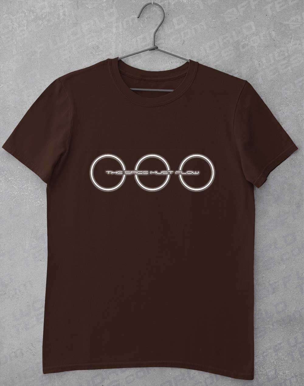 Dark Chocolate - Spacing Guild Spice Must Flow T-Shirt