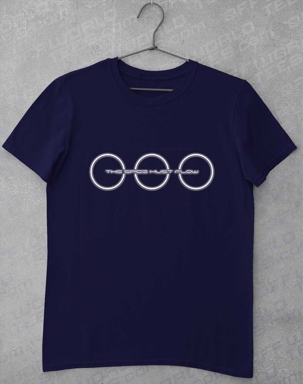 Navy - Spacing Guild Spice Must Flow T-Shirt