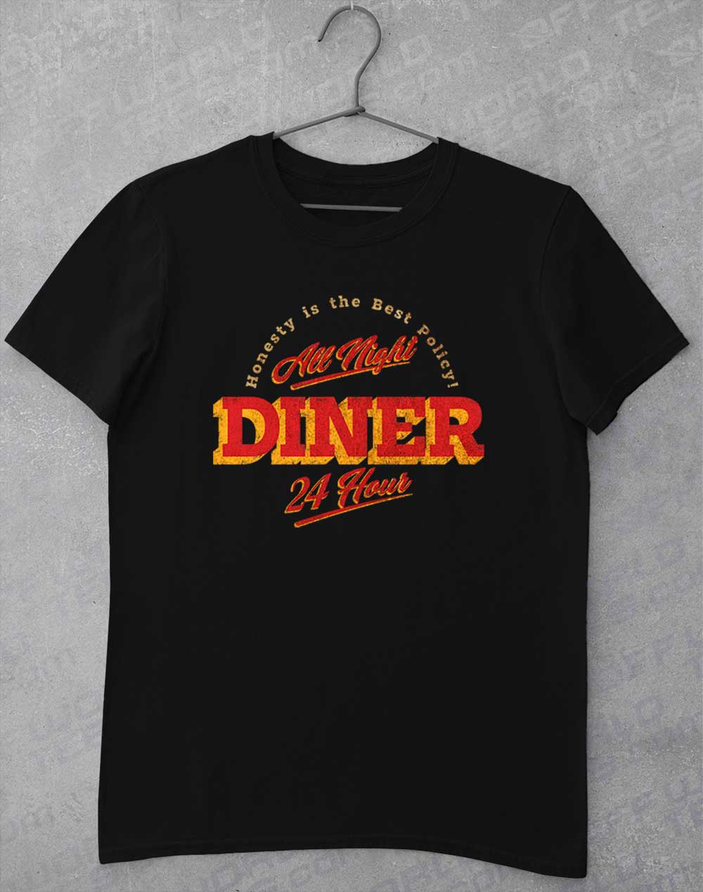 Black - 24 Hour Diner T-Shirt