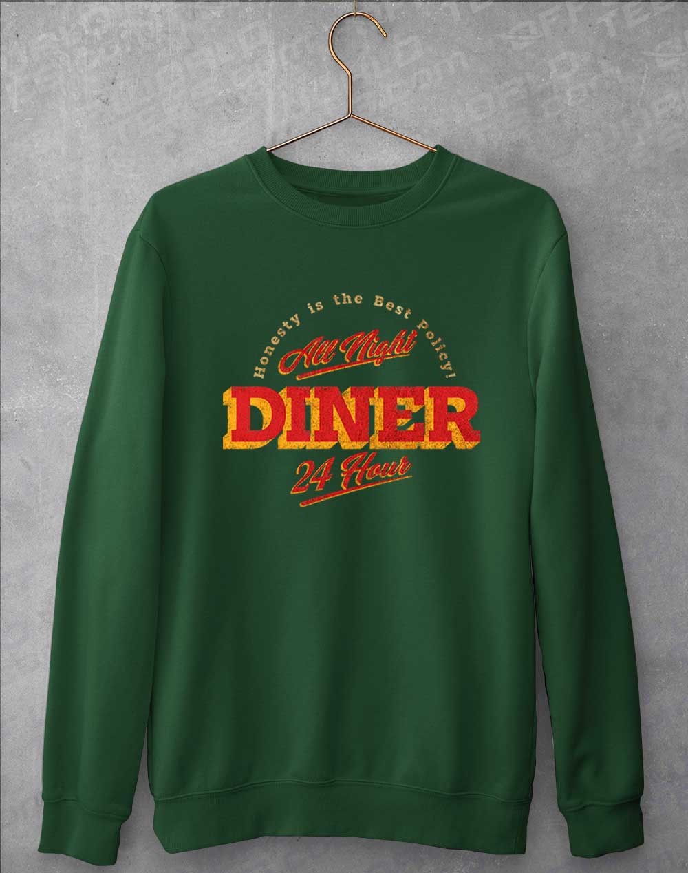Bottle Green - 24 Hour Diner Sweatshirt