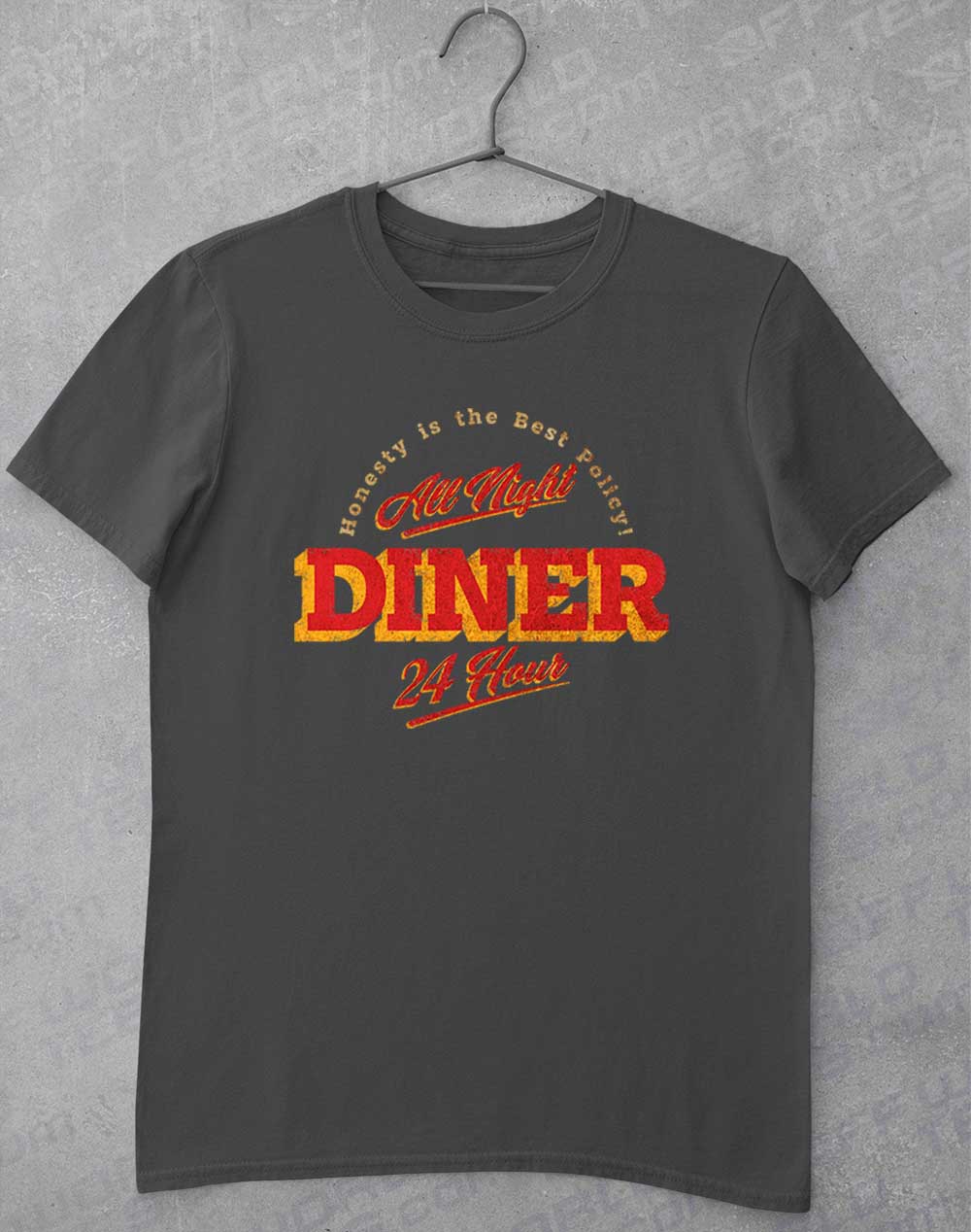 Charcoal - 24 Hour Diner T-Shirt