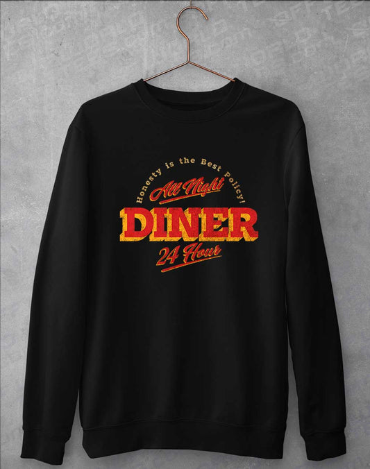 Jet Black - 24 Hour Diner Sweatshirt