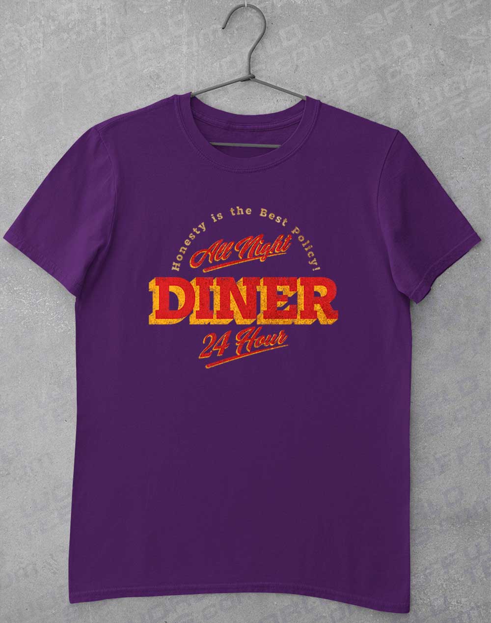 Purple - 24 Hour Diner T-Shirt