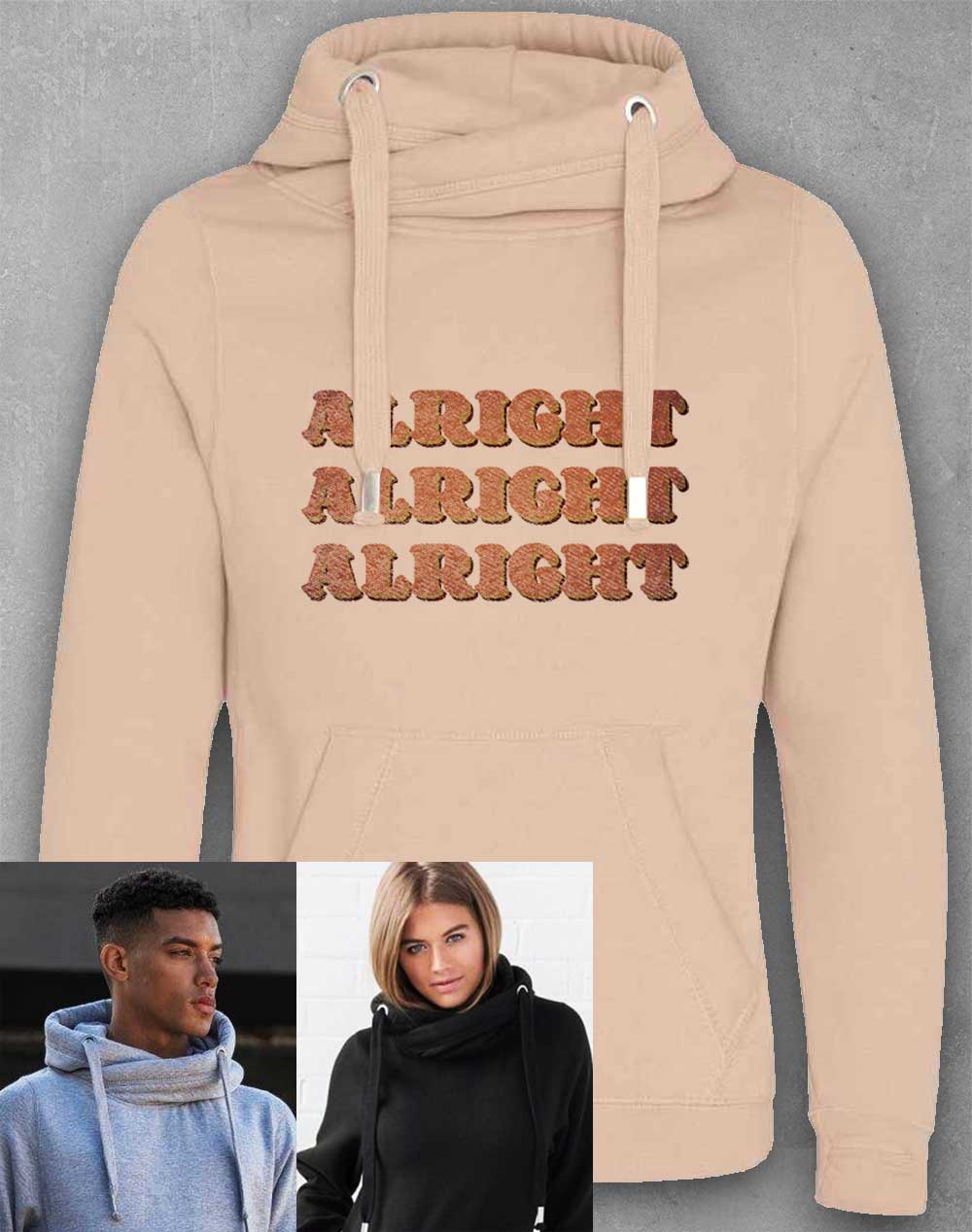 Nude - Alright Alright Alright Chunky Cross Neck Hoodie
