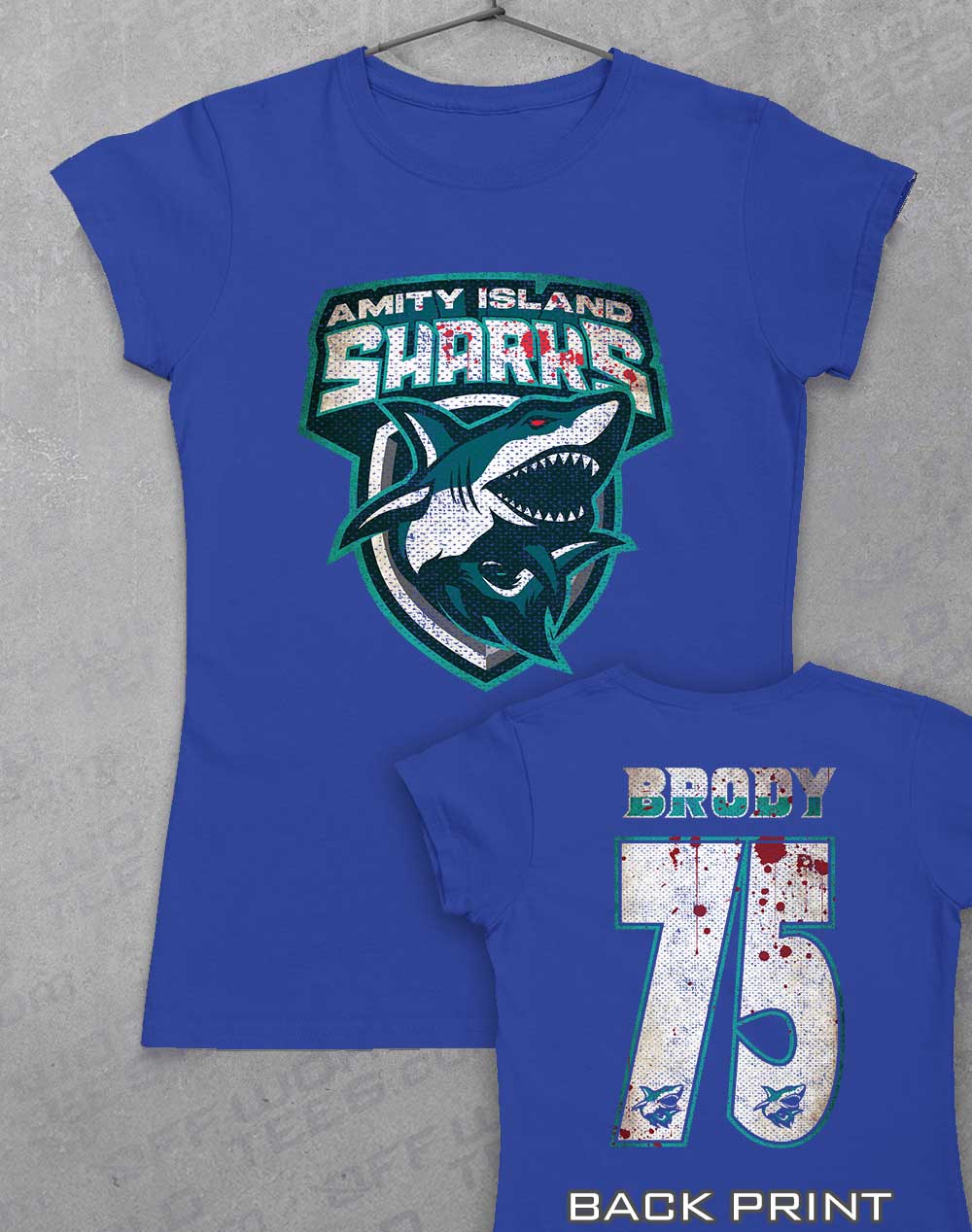 Royal - Amity Island Sharks Women's T-Shirt