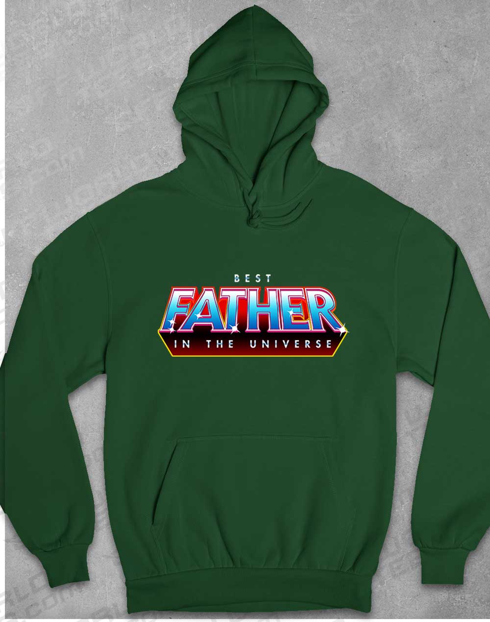 Bottle Green - Best Father in the Universe Hoodie