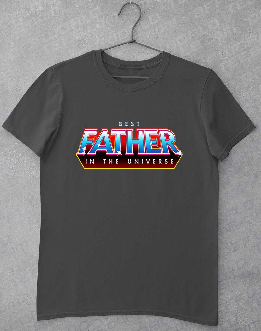 Charcoal - Best Father in the Universe T-Shirt