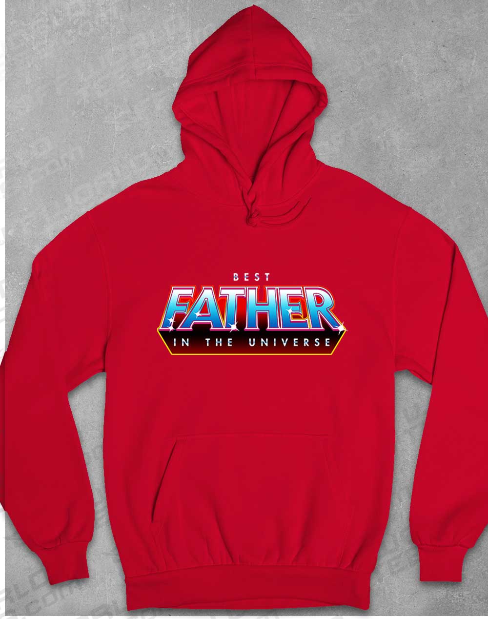 Fire Red - Best Father in the Universe Hoodie
