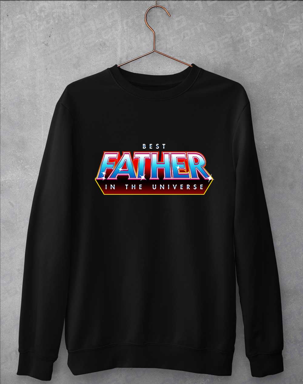 Jet Black - Best Father in the Universe Sweatshirt