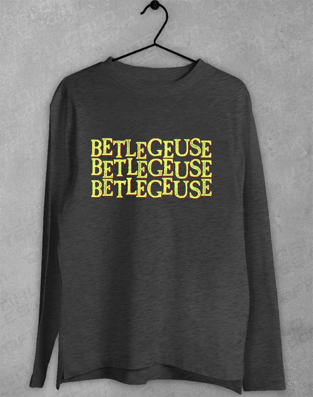 Dark Heather - Betelgeuse Betelgeuse Betelgeuse Long Sleeve T-Shirt