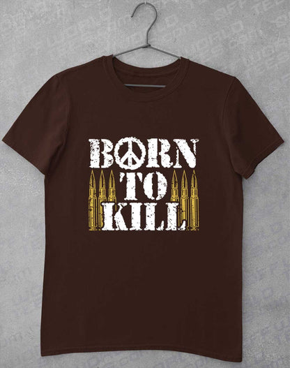Dark Chocolate - Born to Kill Peace Sign T-Shirt