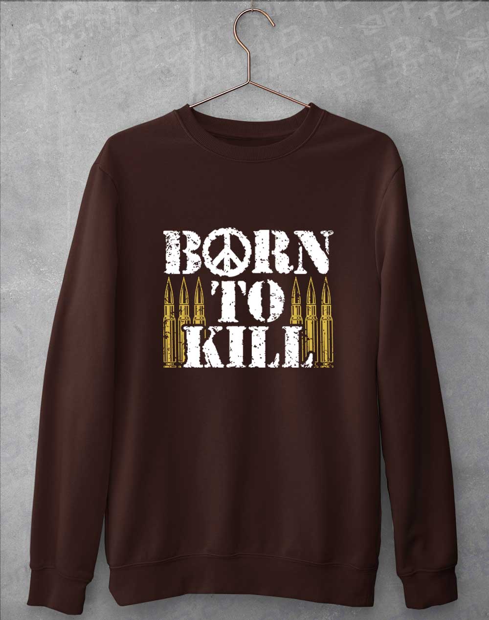 Hot Chocolate - Born to Kill Peace Sign Sweatshirt