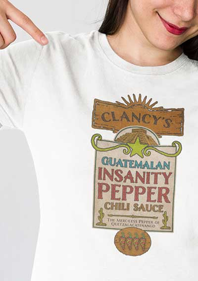 Guatemalan Insanity Pepper Chili Sauce Womens T-Shirt