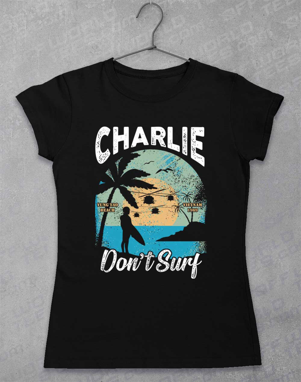 Black - Charlie Don't Surf Women's T-Shirt
