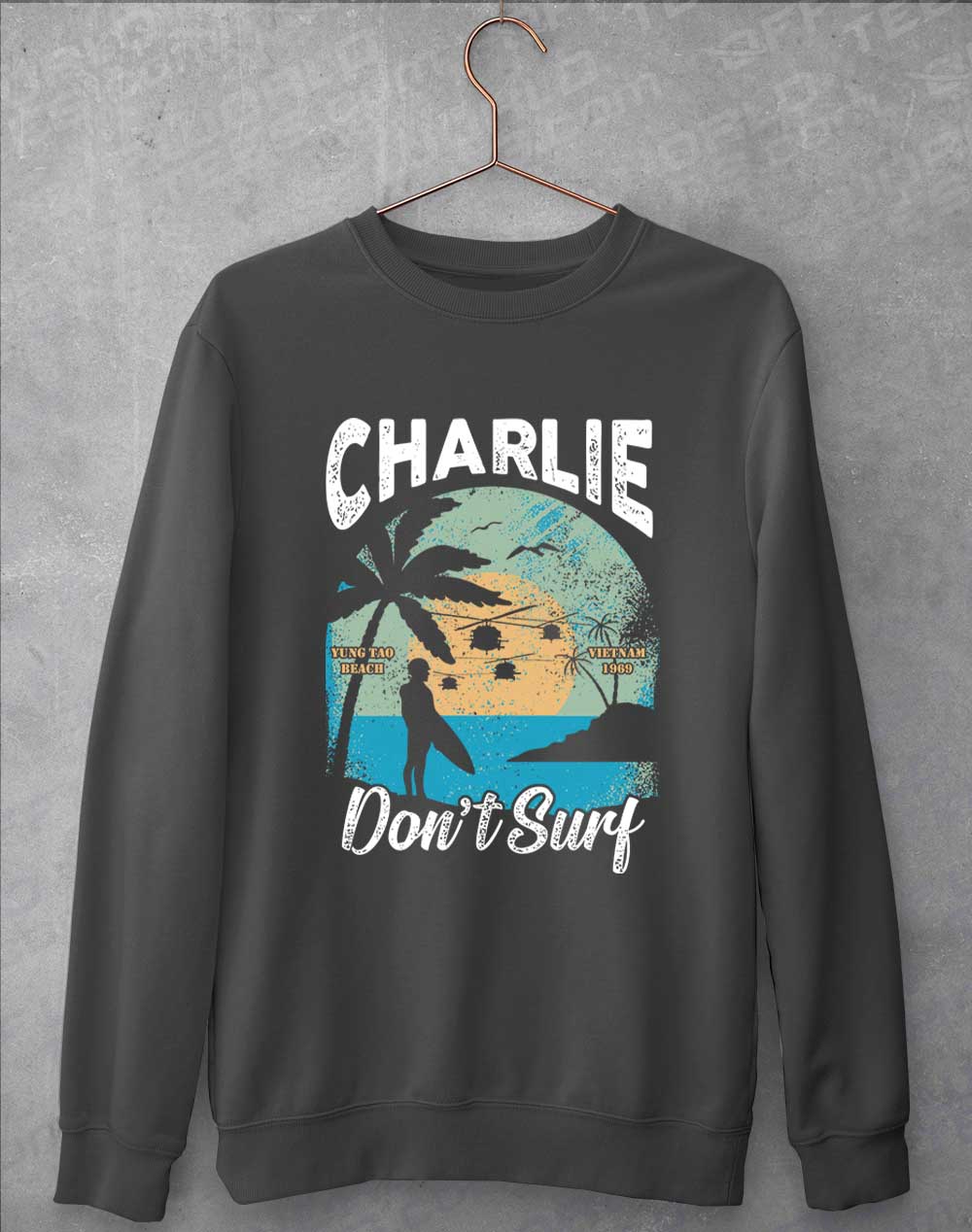 Charcoal - Charlie Don't Surf Sweatshirt