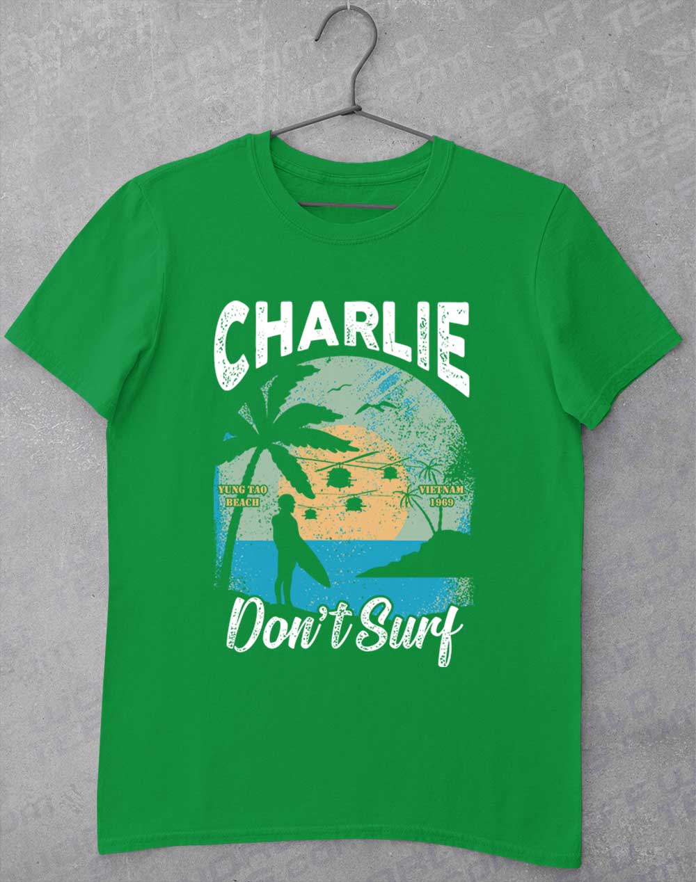 Irish Green - Charlie Don't Surf T-Shirt
