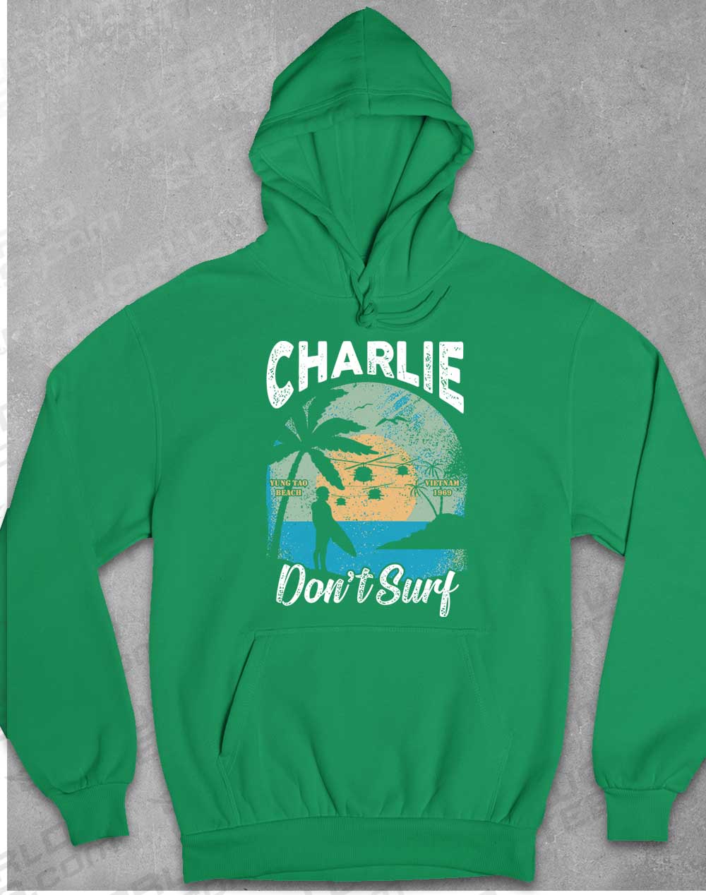 Kelly Green - Charlie Don't Surf Hoodie