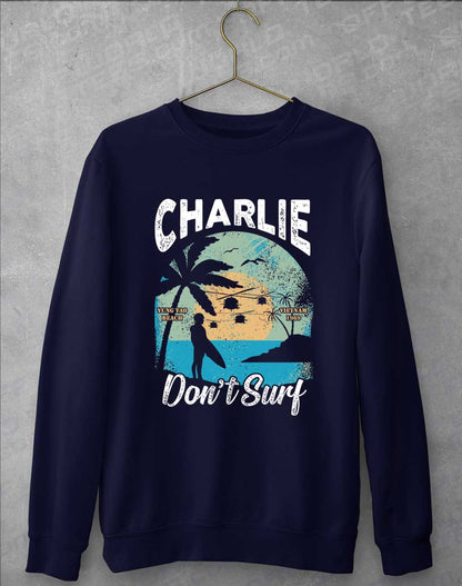 Oxford Navy - Charlie Don't Surf Sweatshirt