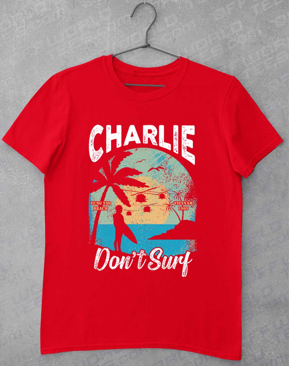 Red - Charlie Don't Surf T-Shirt