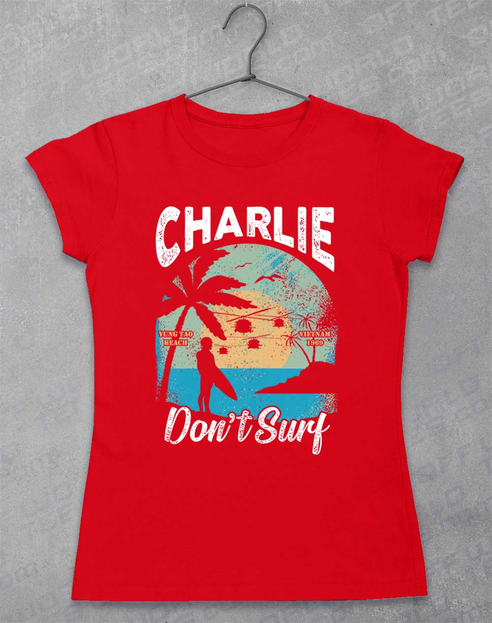 Red - Charlie Don't Surf Women's T-Shirt