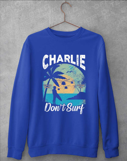 Royal Blue - Charlie Don't Surf Sweatshirt