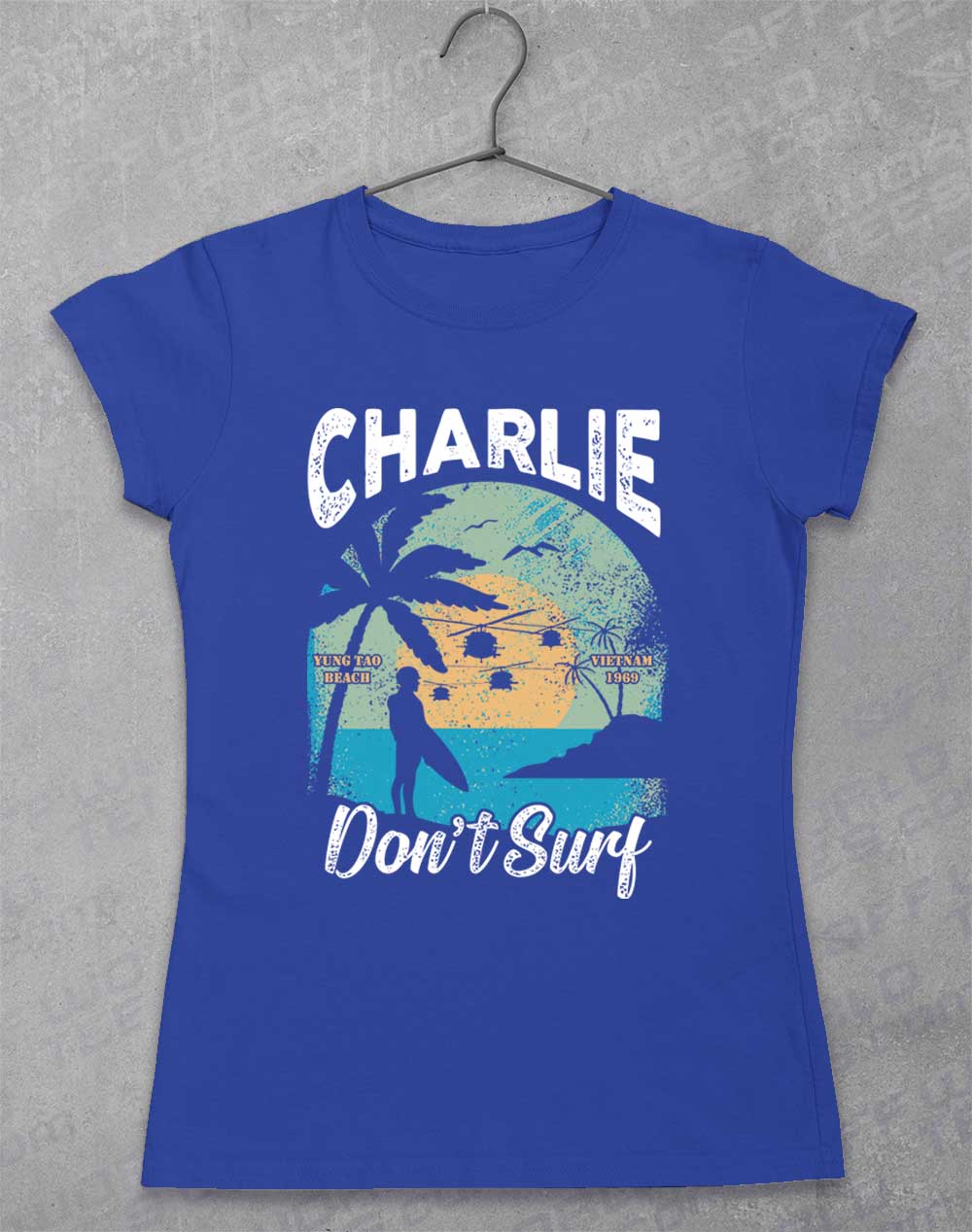 Royal - Charlie Don't Surf Women's T-Shirt