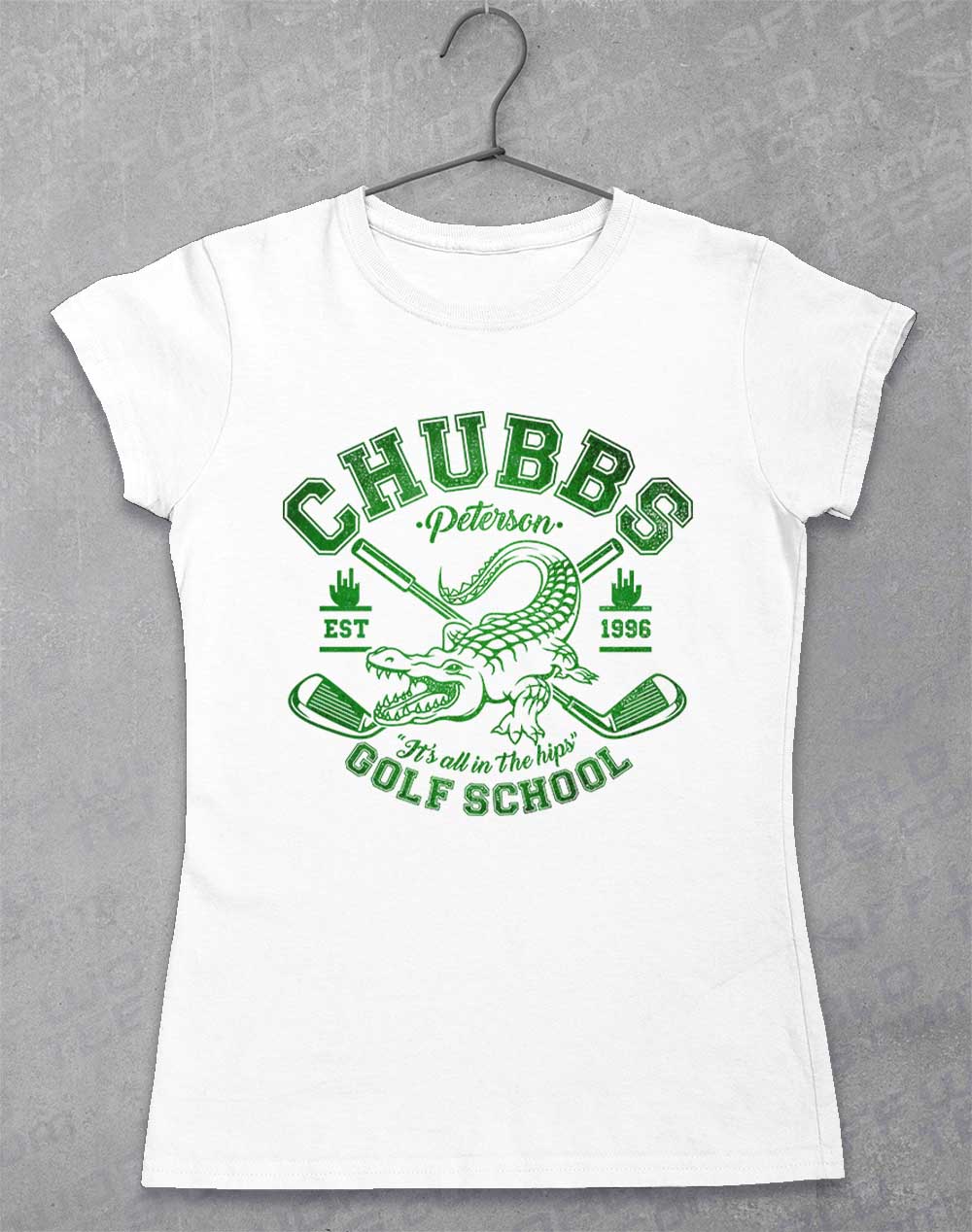 White - Chubb's Golf School 1996 Women's T-Shirt