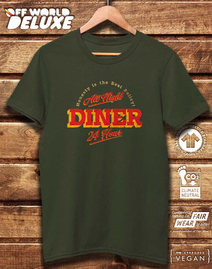 DELUXE 24 Hour Diner Organic Cotton T-Shirt