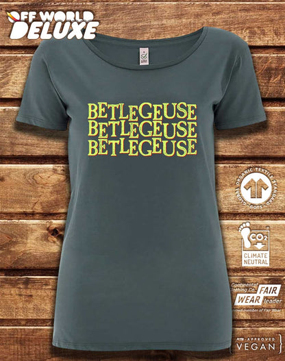 DELUXE Betelgeuse Betelgeuse Betelgeuse Organic Scoop Neck T-Shirt
