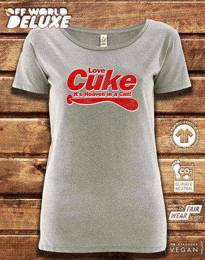 DELUXE Cuke Heaven in a Can Organic Scoop Neck T-Shirt