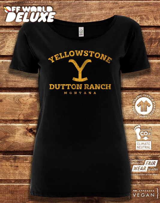 DELUXE Dutton Ranch Montana Organic Scoop Neck T-Shirt