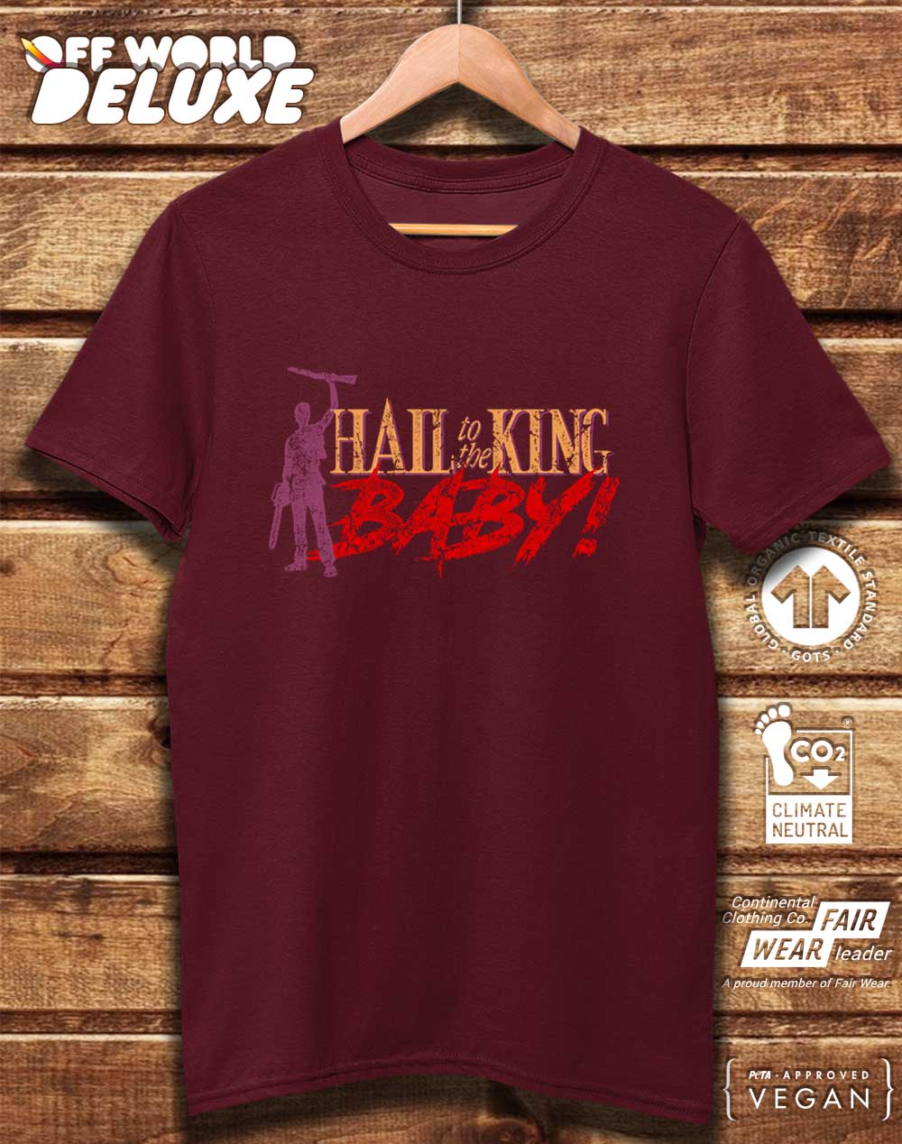 DELUXE Hail to the King Baby Organic Cotton T-Shirt