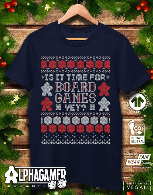 DELUXE Is It Time For Board Games Organic Cotton T-Shirt