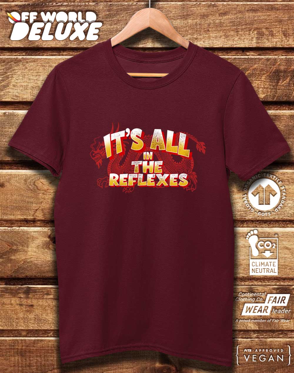 DELUXE It's All in the Reflexes Organic Cotton T-Shirt