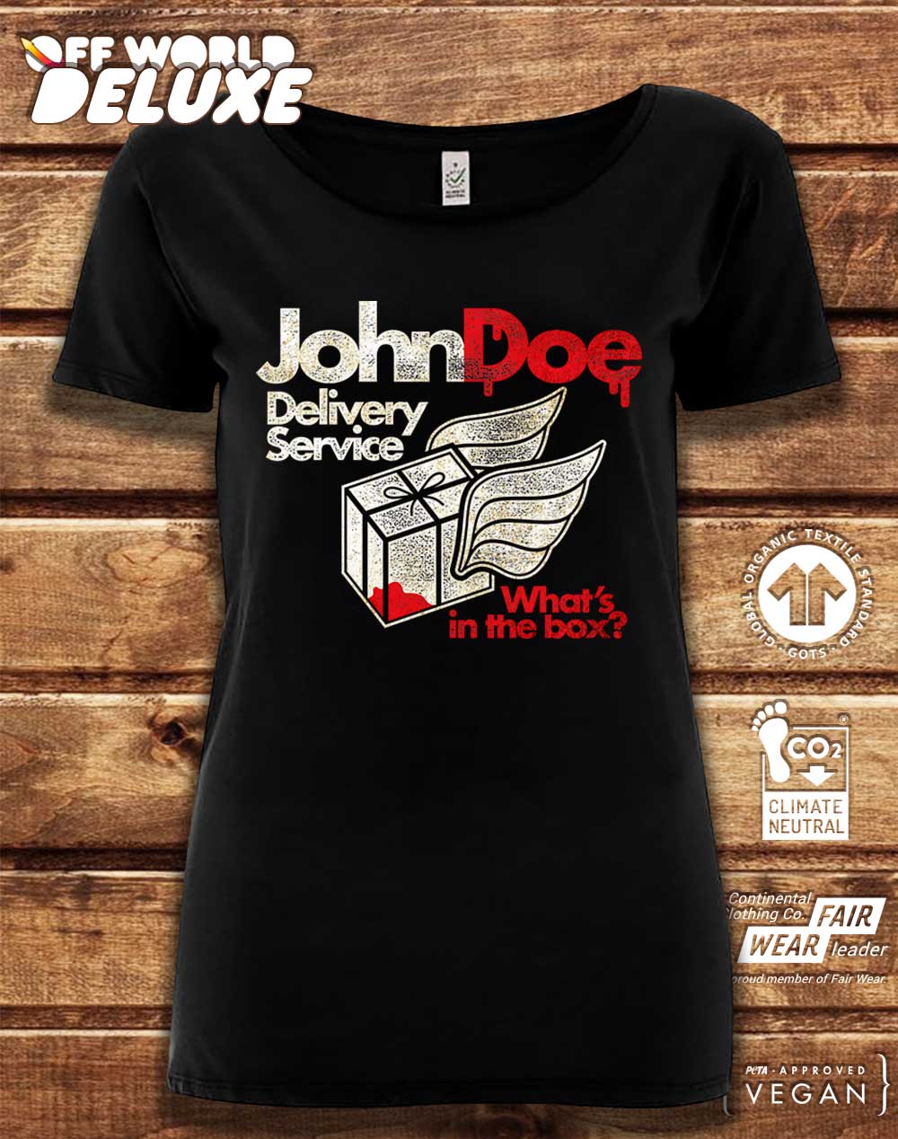 DELUXE John Doe Delivery Service Organic Scoop Neck T-Shirt