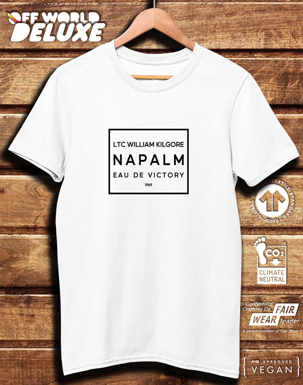 DELUXE Kilgore's Napalm Eau De Victory 1969 Organic Cotton T-Shirt