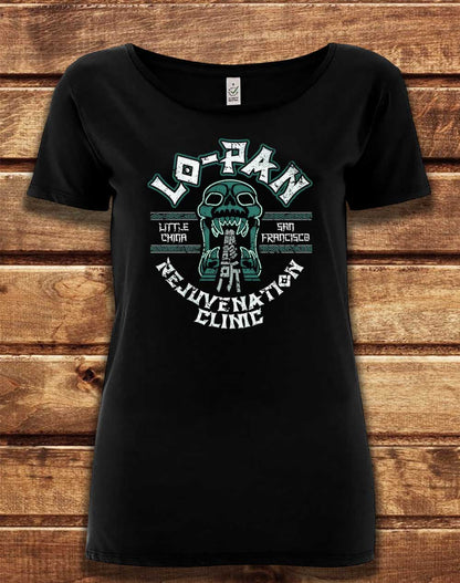 DELUXE Lo Pan Rejuvenation Clinic Organic Scoop Neck T-Shirt