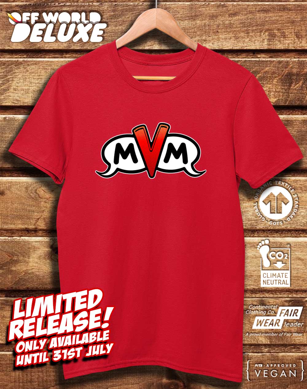 DELUXE MvM Logo Organic Cotton T-Shirt