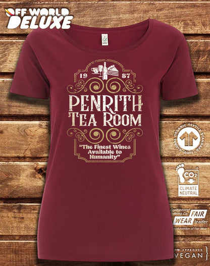 DELUXE Penrith Tea Room 1987 Organic Scoop Neck T-Shirt