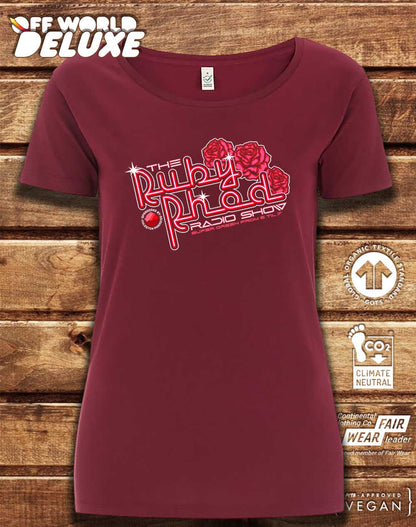DELUXE Ruby Rhod Radio Show Organic Scoop Neck T-Shirt