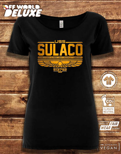 DELUXE USS Sulaco Organic Scoop Neck T-Shirt